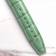 Swiss IWC Portuguese V2 Best Edition Replica Watch Green Leather Rose Gold A79350 (8)_th.jpg